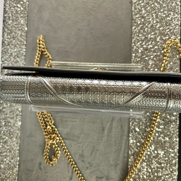 Dior Diorama Bag Silver With Gold Hardware - Picture 7 of 11